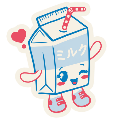 milkuu (diecut sticker)